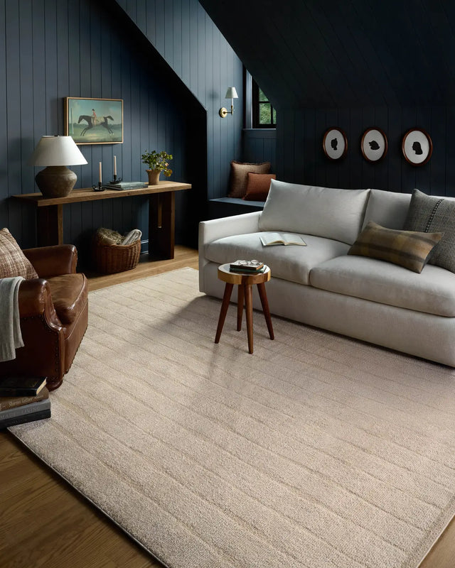 Chris Loves Julia x Loloi Calvin CLV-02 Ivory / Oatmeal Rug - room scene 3