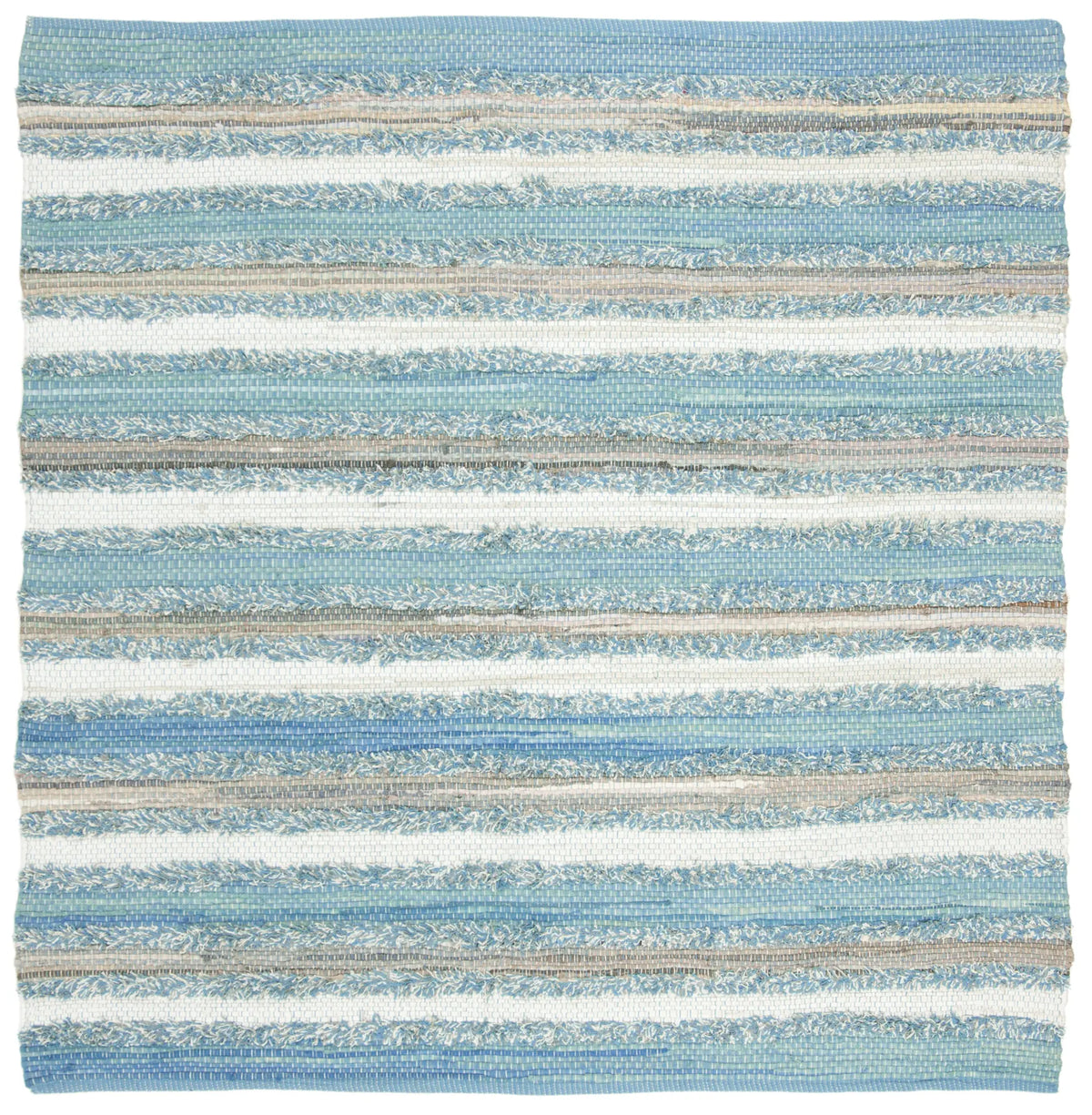 Safavieh Montauk 6'-0" x 6'-0" Rug in Aqua / Multi