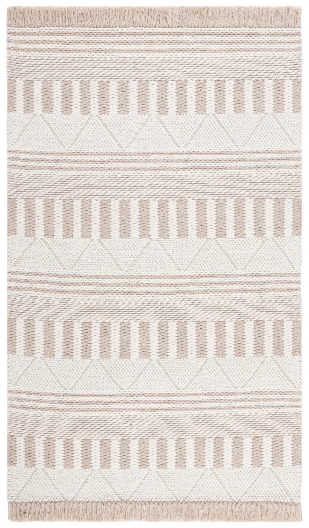 Safavieh Natura 4'-0" x 6'-0" Rug in Ivory / Taupe