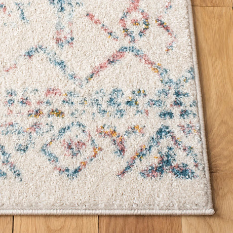 Safavieh Tulum 4'-0" x 6'-0" Rug in Ivory / Turquoise
