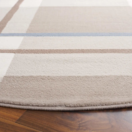 Safavieh Groove 6'-7" x 6'-7" Rug in Beige / Light Blue