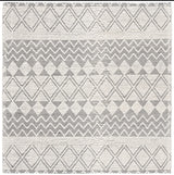 Safavieh Natura 6'-0" x 6'-0" Rug in Black / Ivory