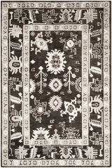 Safavieh Maharaja 6'-0" x 9'-0" Rug in Charcoal / Charcoal