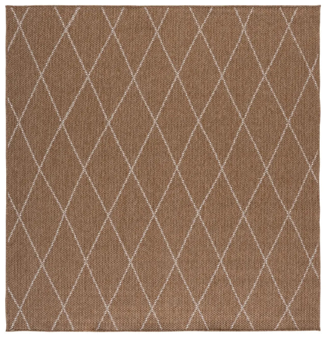 Safavieh Sisal Performance 6'-7" x 6'-7" Rug in Natural / Ivory