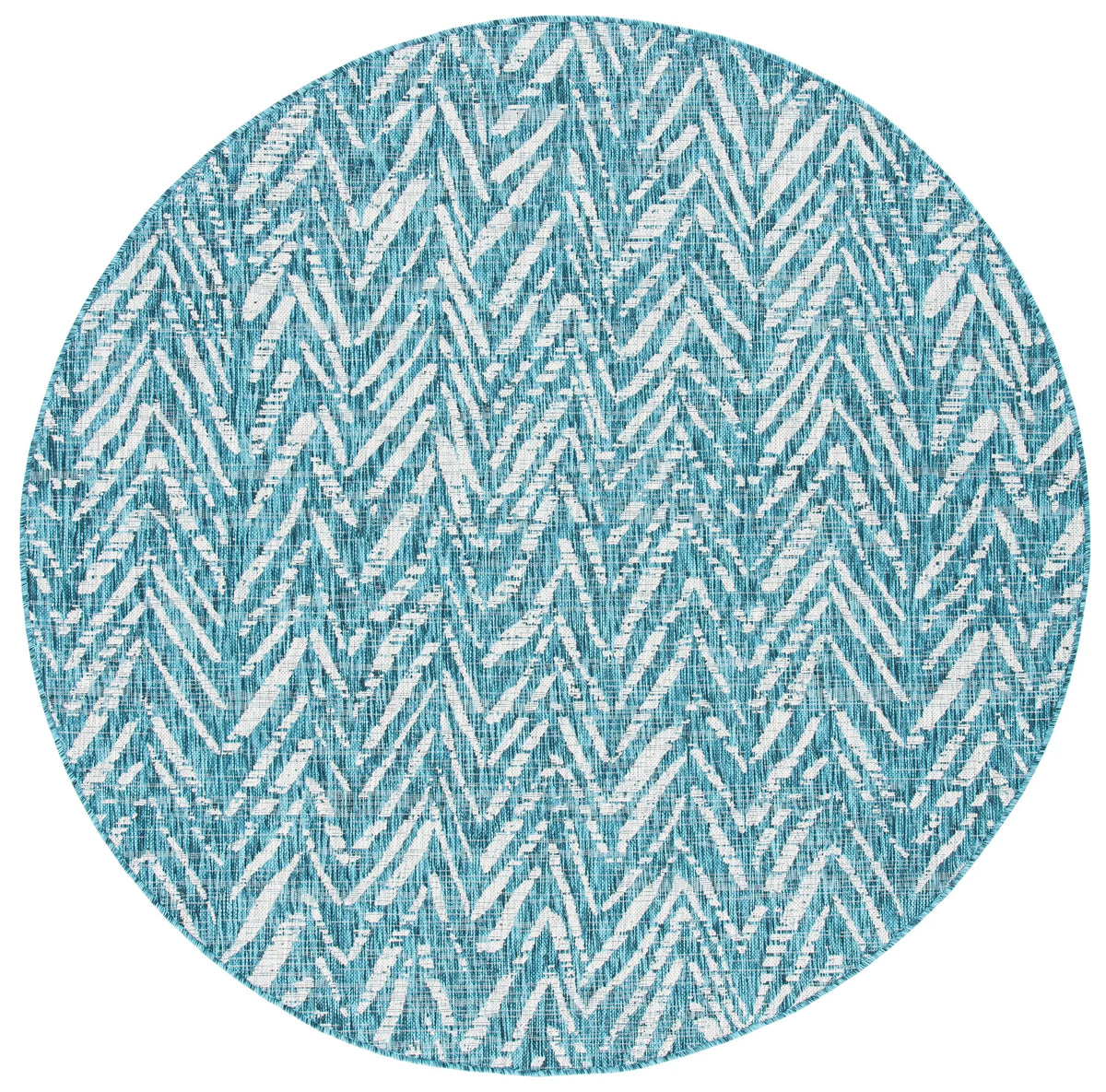 Safavieh Courtyard 6'-7" x 6'-7" Rug in Blue / Grey