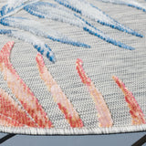 Safavieh Cabana 6'-5" x 6'-5" Rug in Grey / Rust