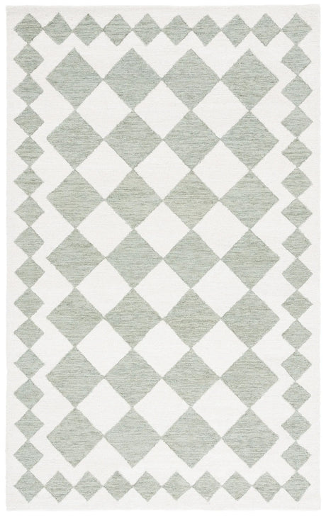 Safavieh Ebony 4'-0" x 6'-0" Rug in Green / Ivory