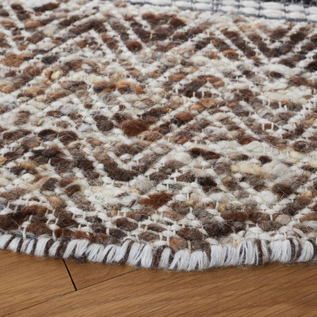 Safavieh Natura 6'-0" x 6'-0" Rug in Brown / Ivory