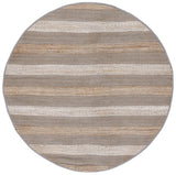Safavieh Natural Fiber 7'-0" x 7'-0" Rug in Grey / Natural