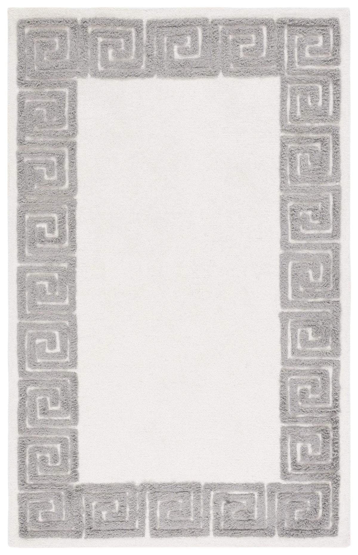 Safavieh Metro 4'-0" x 6'-0" Rug in Ivory / Grey