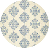 Safavieh Chelsea 8'-0" x 8'-0" Rug in Ivory / Blue