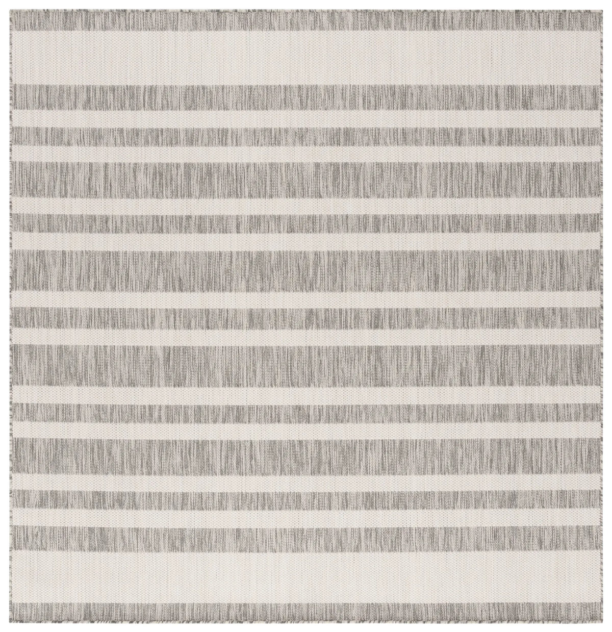 Safavieh Beach House 6'-7" x 6'-7" Rug in Grey / Ivory