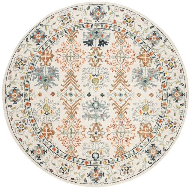 Safavieh Aspen 5'-0" x 5'-0" Rug in Ivory / Blue