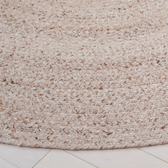Safavieh Braided 5'-0" x 5'-0" Rug in Tan