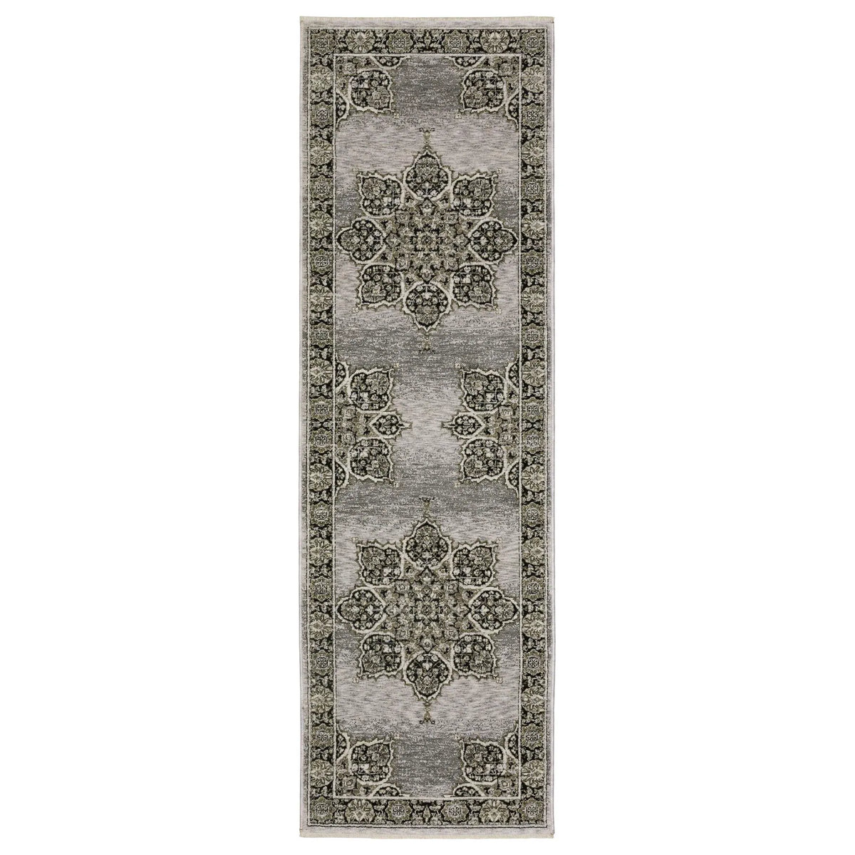 Oriental Weavers Sphinx Chamberlain CH11L Black Rugs - runner