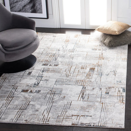 Safavieh Sonoma 4'-5" x 6'-5" Rug in Grey / Ivory