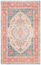 Safavieh Saffron 4'-0" x 6'-0" Rug in Fuchsia / Blue