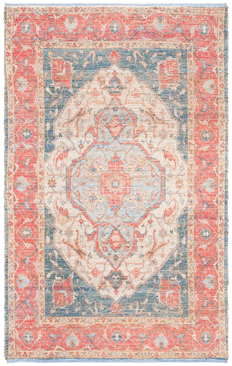 Safavieh Saffron 4'-0" x 6'-0" Rug in Fuchsia / Blue