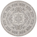 Safavieh Cabana 6'-7" x 6'-7" Rug in Grey / Ivory