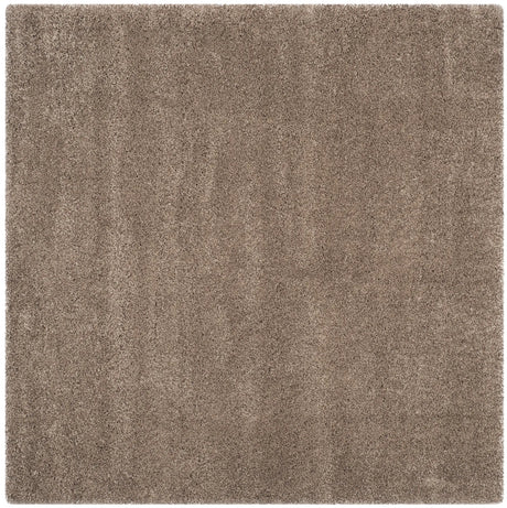Safavieh Shag 4'-0" x 4'-0" Rug in Taupe