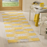 Safavieh Montauk 2'-3" x 7'-0" Rug in Yellow / Multi