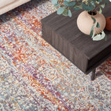 Safavieh Madison 900 6'-0" x 9'-0" Rug in Light Grey / Light Blue
