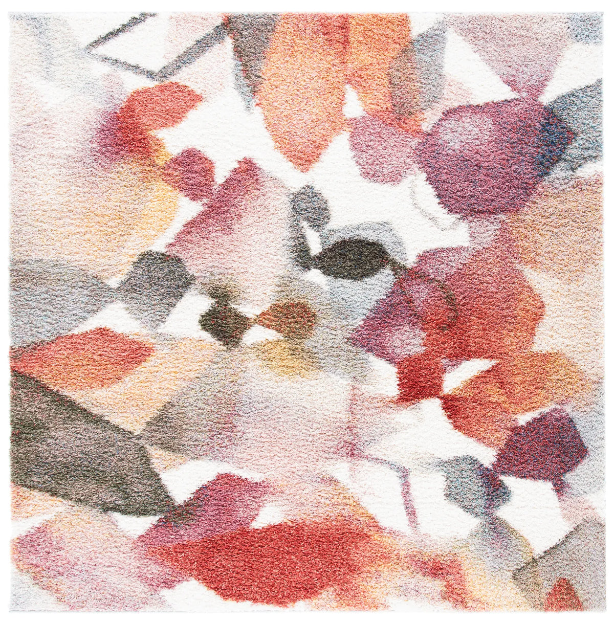 Safavieh Calista 6'-7" x 6'-7" Rug in Rust / Gold