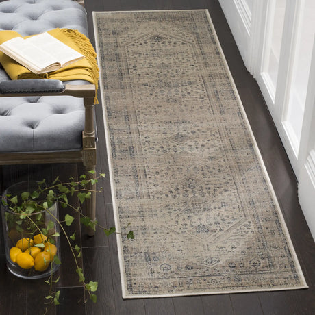 Safavieh Vintage 2'-2" x 8'-0" Rug in Stone / Blue