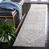 Safavieh Brentwood 2'-0" x 9'-0" Rug in Grey / Light Grey