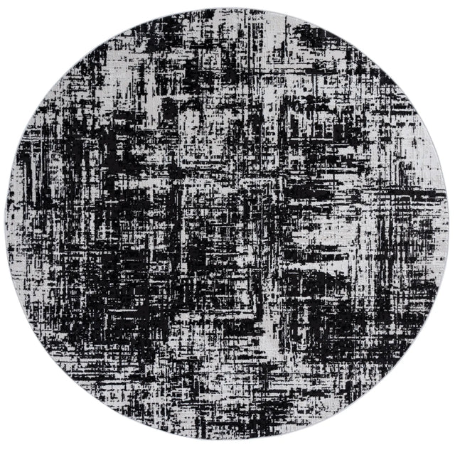 Safavieh Mila 6'-7" x 6'-7" Rug in Ivory / Black