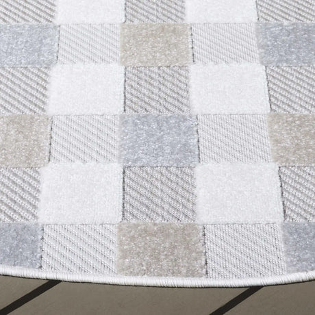 Safavieh Stella 6'-7" x 6'-7" Rug in Ivory / Grey Beige