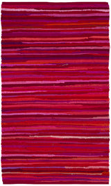 Safavieh Rag Rug 2'-0" x 3'-0" Rug in Red / Multi