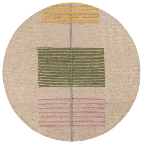Safavieh Genre 6'-0" x 6'-0" Rug in Beige / Green