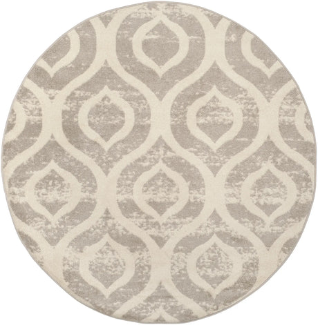 Safavieh Amsterdam 5'-1" x 5'-1" Rug in Ivory / Mauve