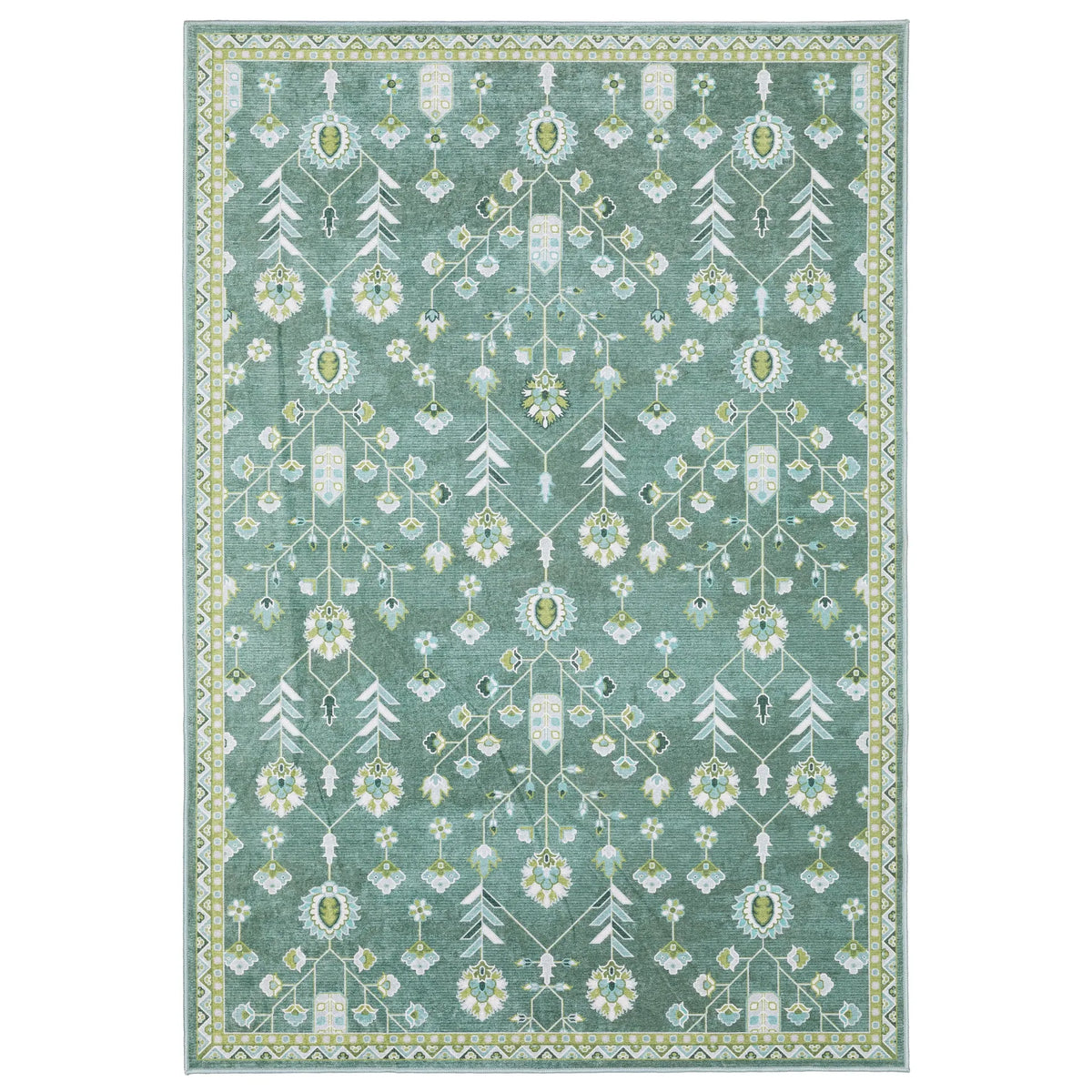 Oriental Weavers Sphinx Addison ADD08 Green Rugs - main flat