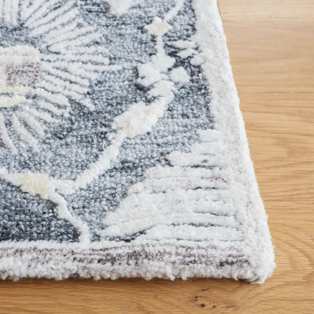Safavieh Glamour 5'-0" x 8'-0" Rug in Grey / Ivory