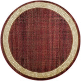 Dynamic Rugs Yazd 1770 Red Rugs - Round