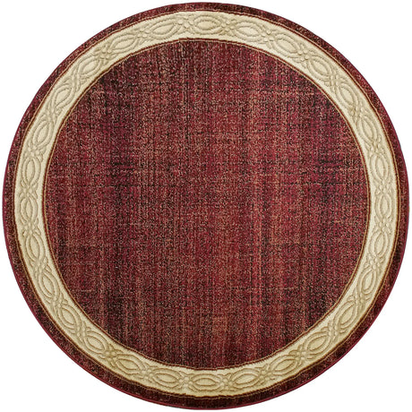 Dynamic Rugs Yazd 1770 Red Rugs - Round