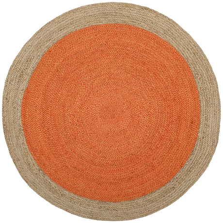 Safavieh Natural Fiber 5'-0" x 5'-0" Rug in Orange / Natural