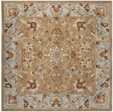 Safavieh Heritage 6'-0" x 6'-0" Rug in Beige / Blue
