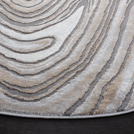 Safavieh Craft 6'-7" x 6'-7" Rug in Gold / Grey