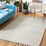 Safavieh Casablanca 4'-0" x 6'-0" Rug in Light Blue / Ivory