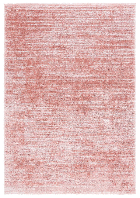 Safavieh Tahoe Shag 4'-0" x 6'-0" Rug in Pink / Ivory