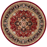 Safavieh Lyndhurst 5'-3" x 5'-3" Rug in Red / Black