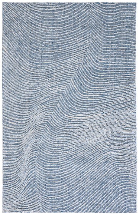 Safavieh Trace 4'-0" x 6'-0" Rug in Navy
