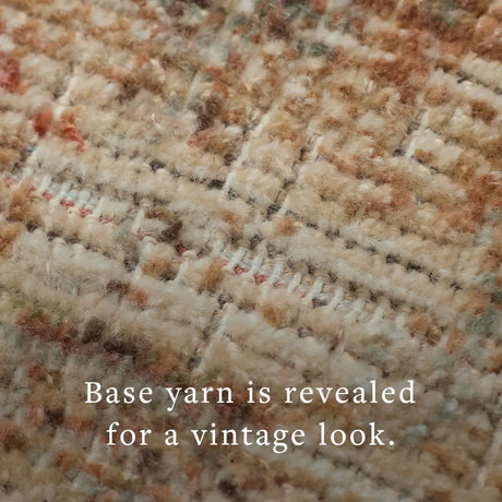 Loloi Heritage Her-10 Grey/Sunset Rug - macro detail