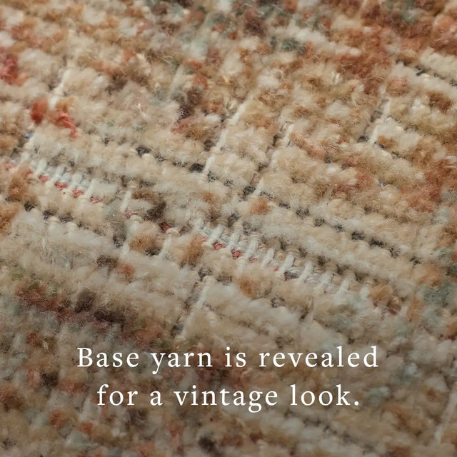 Loloi Heritage Her-10 Grey/Sunset Rug - macro detail