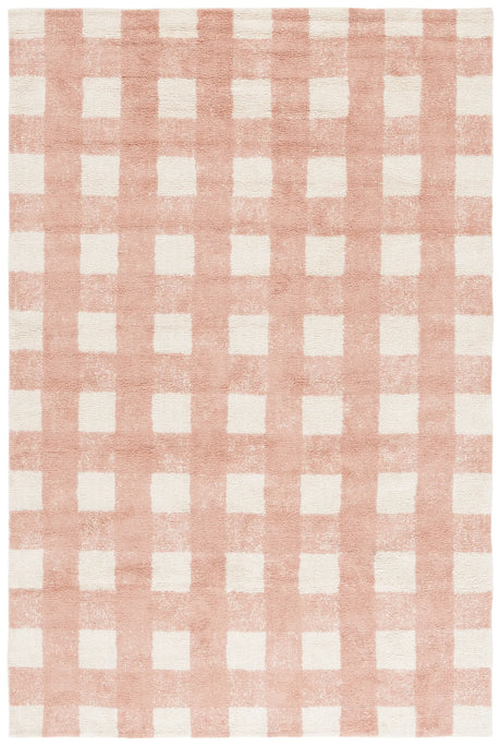 Safavieh Easy Care 4'-0" x 6'-0" Rug in Ivory / Rust