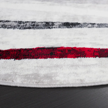 Safavieh Skyler 6'-7" x 6'-7" Rug in Ivory Grey / Red