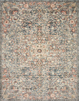 Loloi Saban Sab-02 Blue/Spice Rugs - main flat